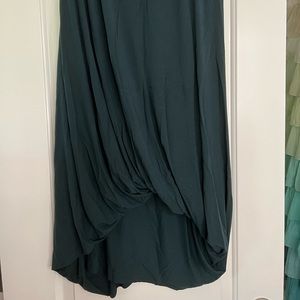 Stella Carakasi dark green modal midi skirt. Size M